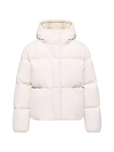 Krátký péřová bunda Moncler s kapucí
