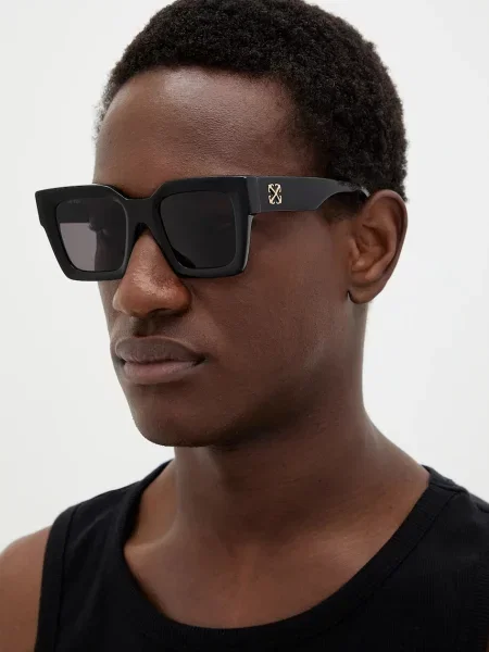 Ochelari de soare Off-White Negru alb