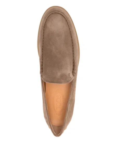 Велурени лоуфъри Tod's кафяво