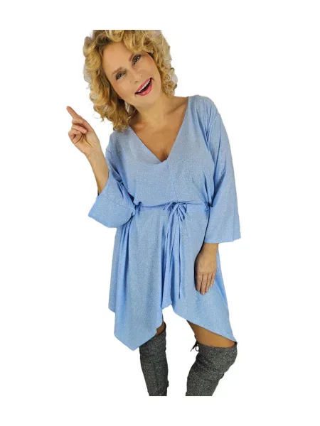 Mała mały sukienka mini Pri szara