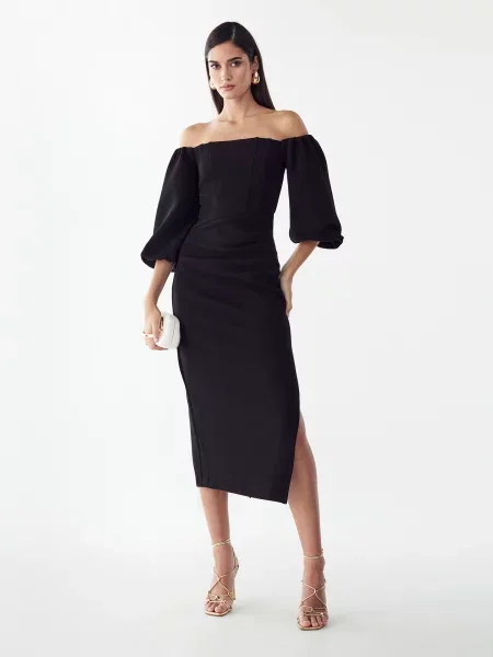 BWLDR Rochie de seară Novaleigh' negru