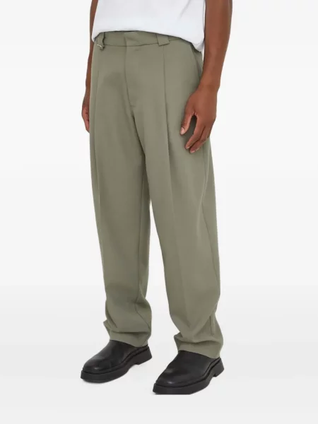Pantaloni Won Hundred plisate verde