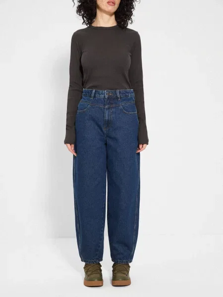 Широкі джинси DIVERSE Cltn Fiti бавовна/віскоза синій