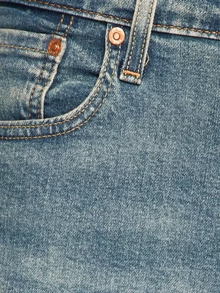 Blugi evazați Levi's® din piele de căprioară albastru