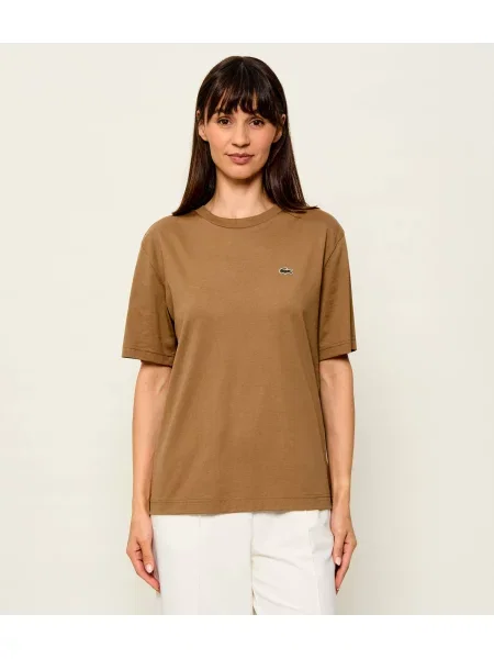 Lacoste Tricou | Relaxed fit maro