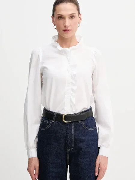 Риза Pepe Jeans бяло