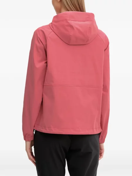 Geacă Jack Wolfskin cu glugă roz