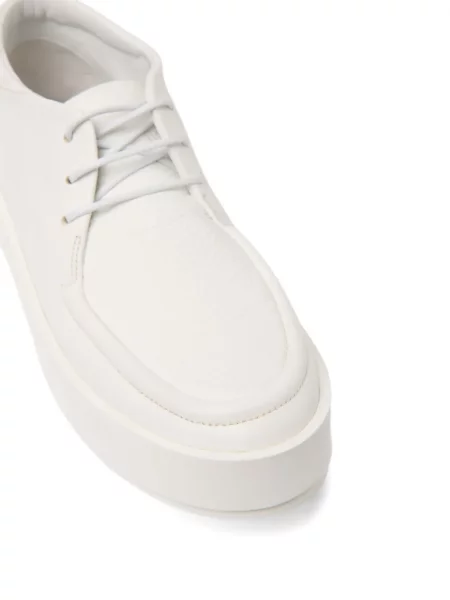 Desert boots Marsell με κορδόνια με πλατφόρμα με δαντέλα λευκό