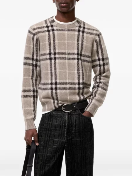Pulover Burberry din cașmir în carouri