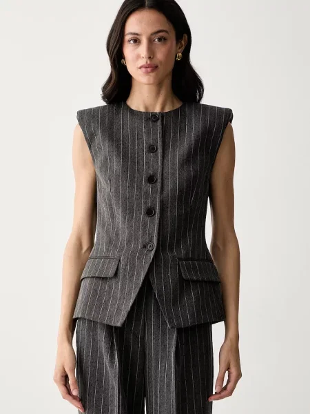 Karl Lagerfeld vestă pentru femei gri