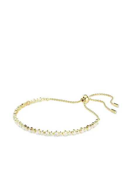 Brăţară Swarovski de cristal tenis auriu