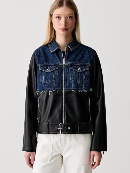 Karl Lagerfeld Jeans geacă de tranziție pentru femei negru