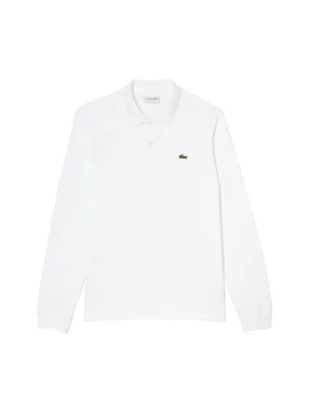 Lacoste longsleeve gładki biały
