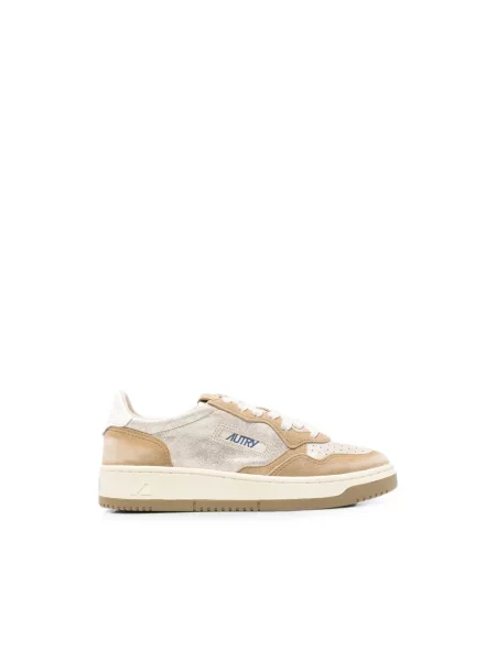 Sneakersy Autry beżowe