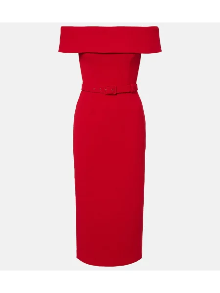 Rochie midi Rebecca Vallance roșu