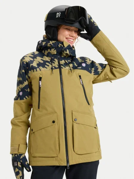 Roxy Geacă pentru snowboard Stated Tailored Long Fit bej