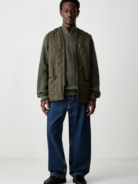 Vestă Barbour verde