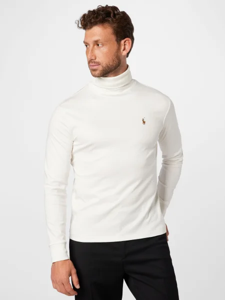 Polo Ralph Lauren Tričko krémová / námornícka modrá / karamelová / ohnivo / šedobiela červená
