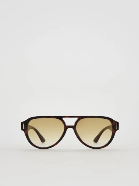 Reserved Сонцезахисні окуляри бежевий