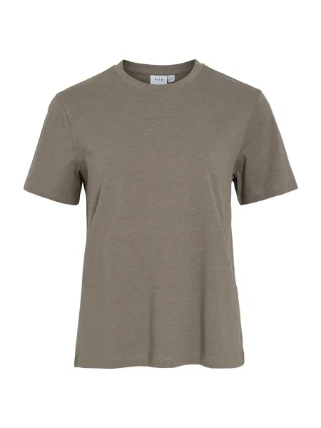 VILA Tricou VINORA amestecat maro