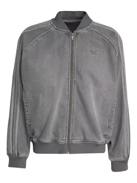 Semišové kalhoty Adidas s kapucí s kulatým výstřihem zelené