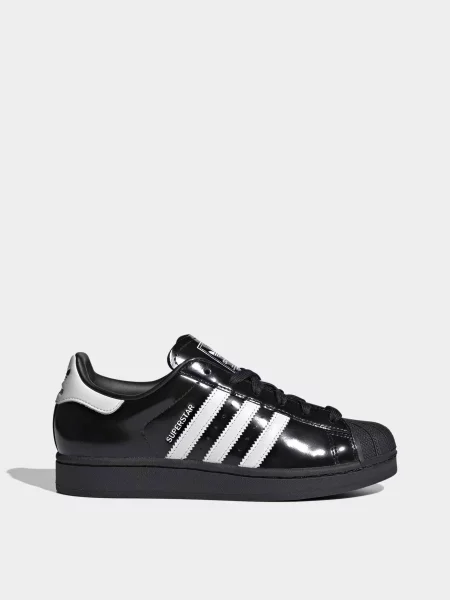 Кросівки adidas Superstar II текстиль/шкіра чорний