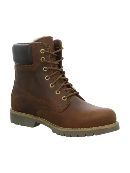 Buty do kostki Panama Jack skórzane brązowe
