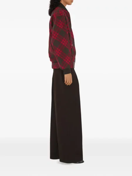 Kockás dzseki Burberry barna