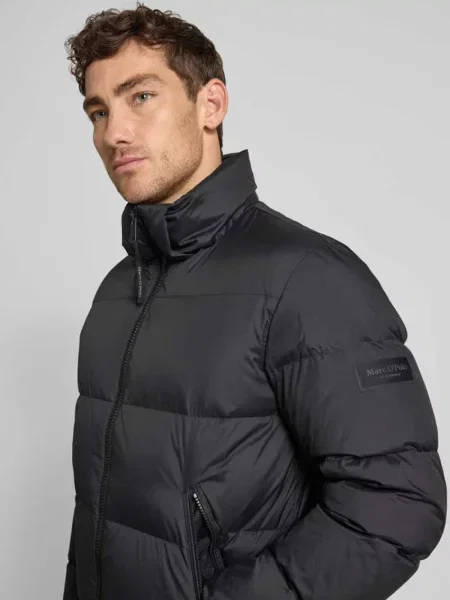 Kurtka puchowa o kroju regular fit z kapturem model ‘PUFFA’ Marc O'polo czarna