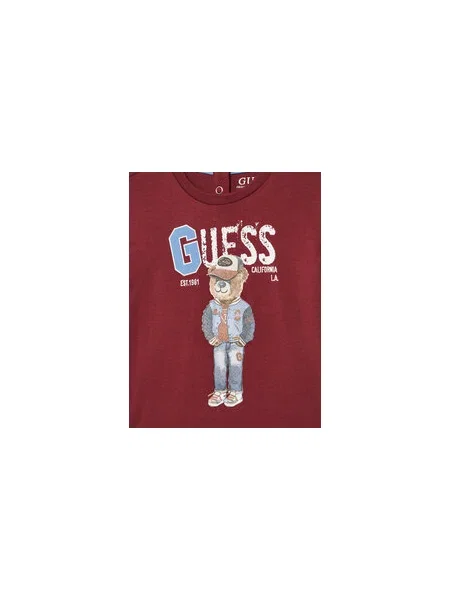 Guess Póló Bordó
