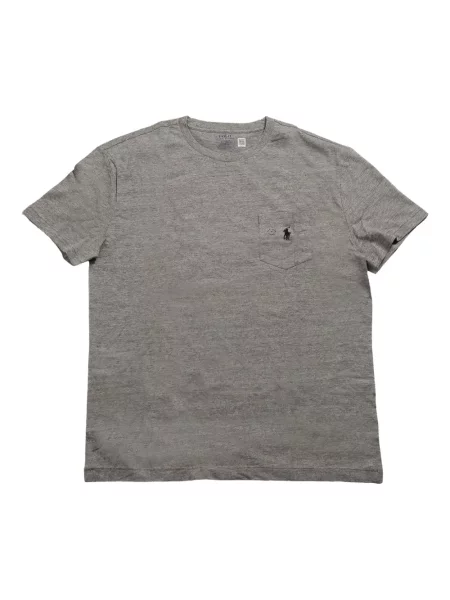 Tricou Polo Ralph Lauren cu decolteu rotund albastru