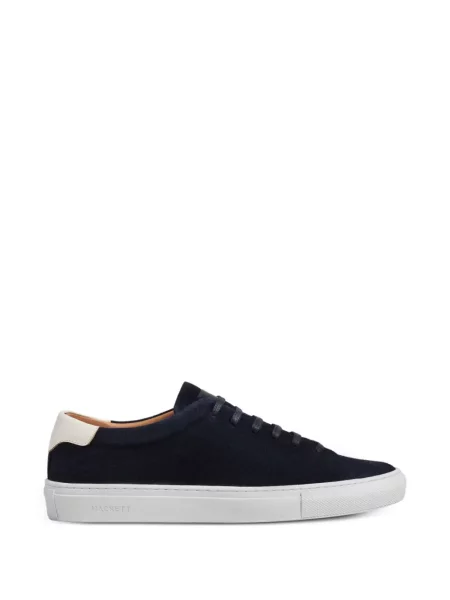 Sneakerși Hackett London cu șireturi din dantelă albastru
