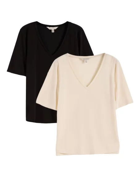 Love & roses Tricou bej negru