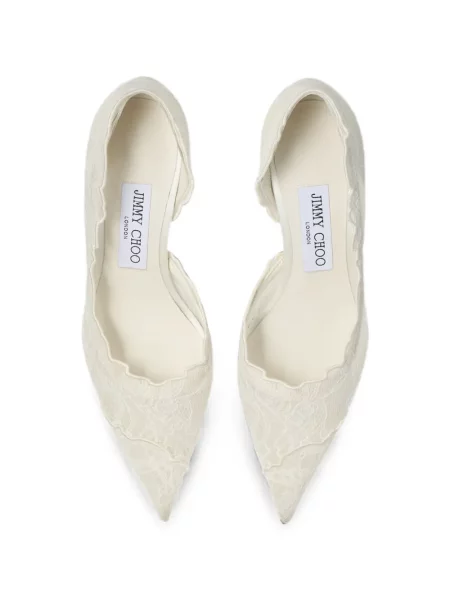 Pantofi cu toc Jimmy Choo din dantelă