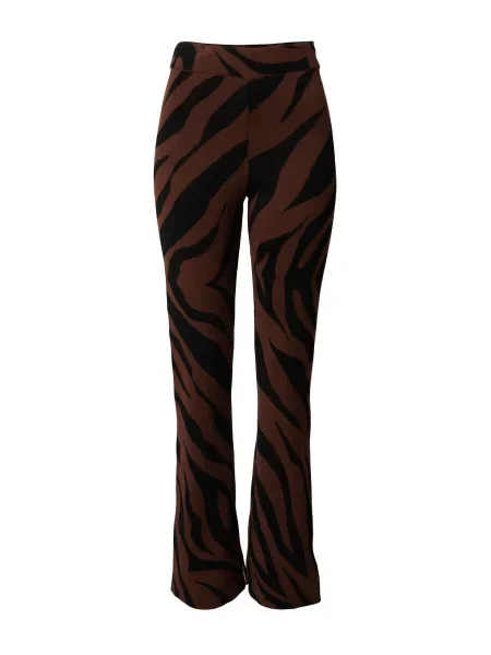 A LOT LESS Pantaloni maro negru