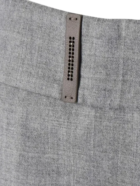 Pantaloni Peserico de lână gri