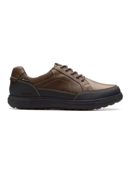 Półbuty Clarks skórzane brązowe
