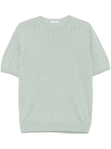 Tricou Boglioli tricotate verde
