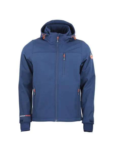 Geacă Peak Mountain softshell albastru
