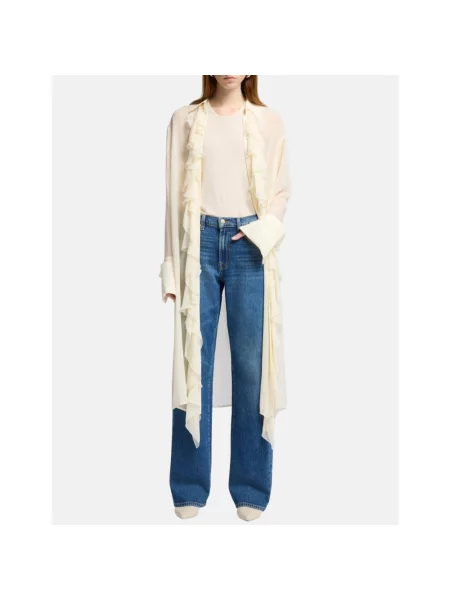 7 For All Mankind Jeansy Kobieta Jeansy o prostym krojuy niebieski