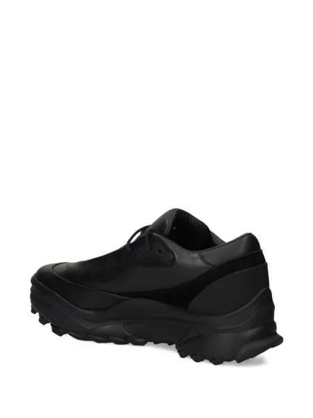 Δερμάτινα sneakers Y-3 με κορδόνια μαύρο