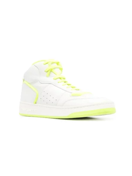 Sneakersy Saint Laurent skórzane białe