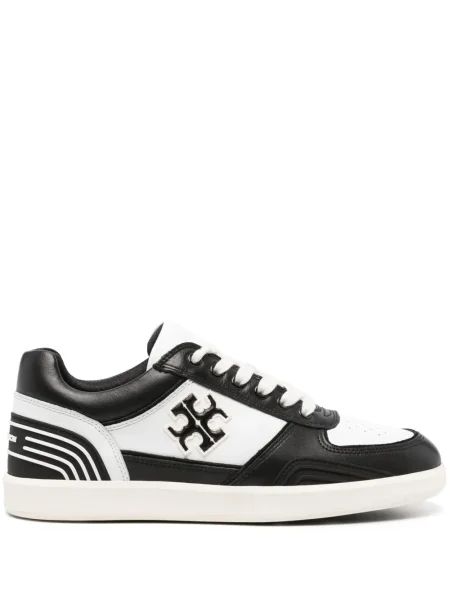 Sneakerși Tory Burch din piele negru