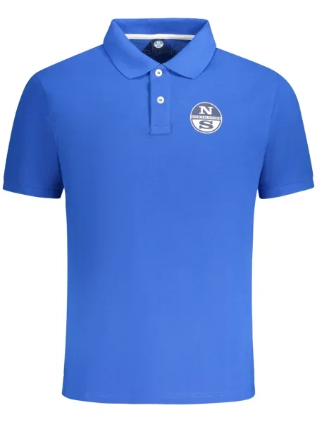 Поло тениска North Sails с къс ръкав синьо