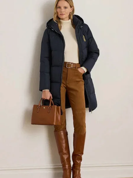 Палто Lauren Ralph Lauren тъмносиньо