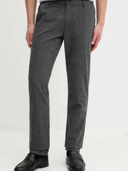 Kalhoty Marc O'Polo přiléhavé šedá