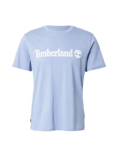 TIMBERLAND Tricou albastru deschis alb