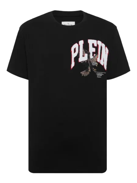 Tricou Philipp Plein de cristal negru