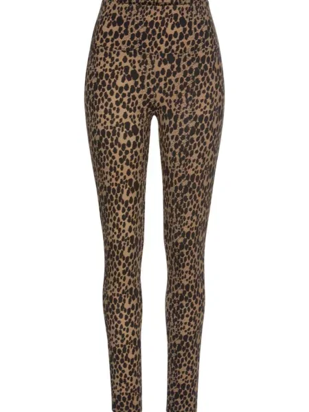 BUFFALO Leggings maro negru