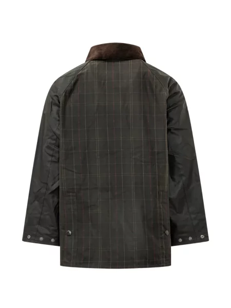 Gulerat geacă Barbour de catifea cord maro